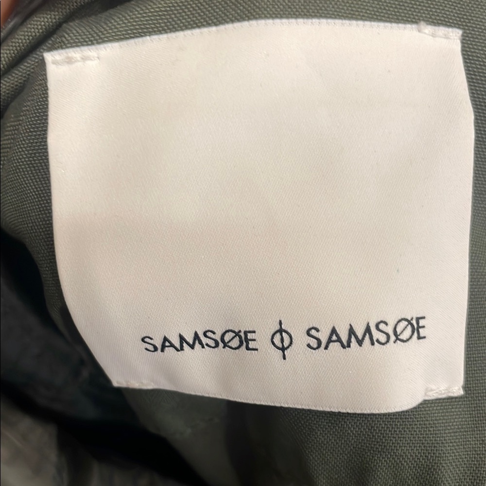 Samsoe Samsoe - Men's Green Hooded Jacket - Picture 2 of 12